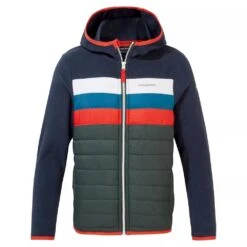 Outdoor Climbing Shop 25 Craghoppers Childrens/Kids Brady Padded Jacket (Blue Navy/Spruce Green)