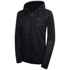 Dare 2b Womens/Ladies You´re A Gem Swarovski Leopard Print Waterproof Jacket (Black) -Outdoor Climbing Shop k06980969b29745ac5b1426bd5e55d973