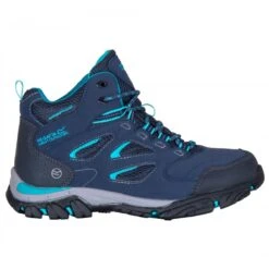 Regatta Womens/Ladies Holcombe IEP Mid Hiking Boots (Ash/Blue Opal) -Outdoor Climbing Shop k111662199b0c251c571d371e459ca6c9