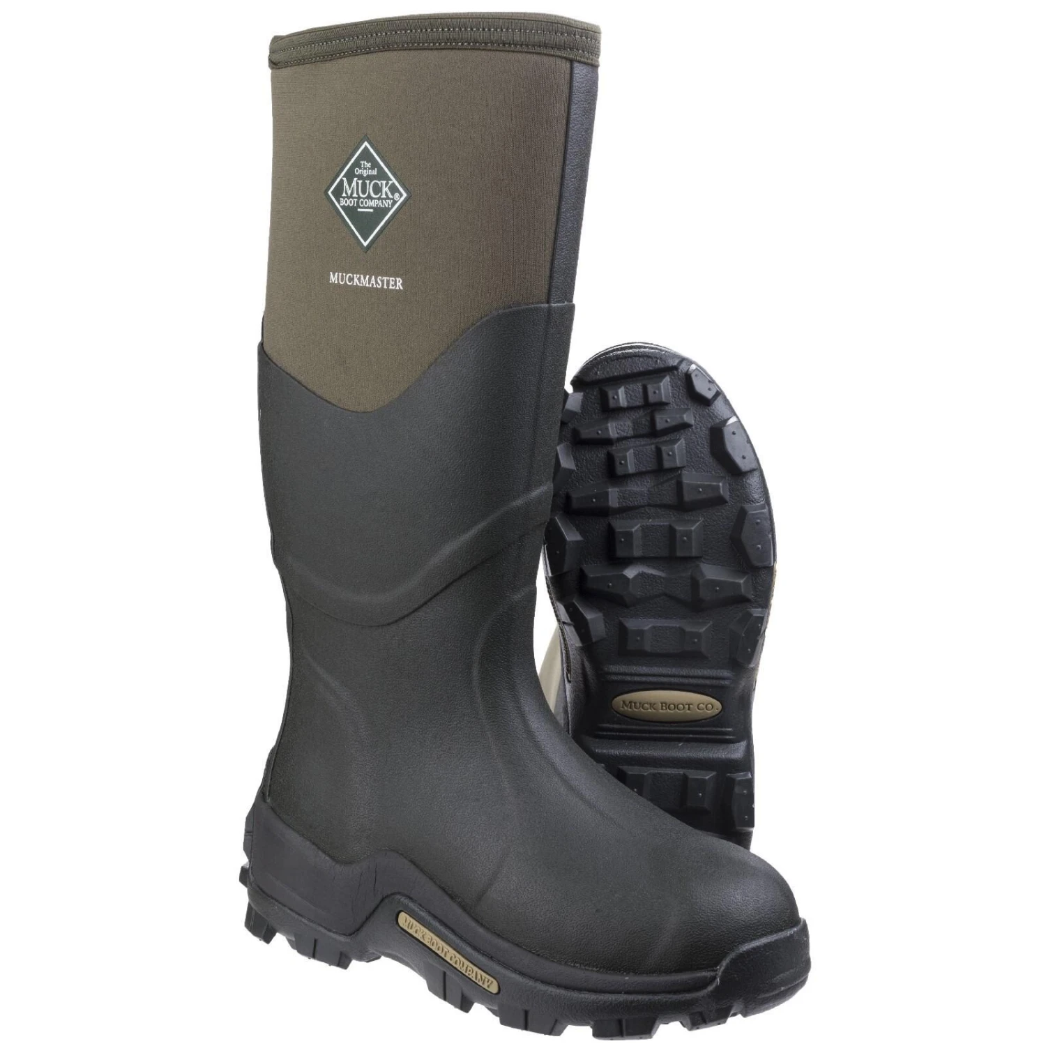 Muck Boots Muckmaster Hi Textile/Weather Wellingtons GREEN 6 Muck Boots Muckmaster Hi Textile/Weather Wellingtons GREEN - Image 4