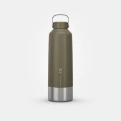 Quechua Stainless Steel Hiking Flask With Screw Cap MH100 1.5 L Khaki -Outdoor Climbing Shop k12d6030b941f796c8cc3b77928fe5e06