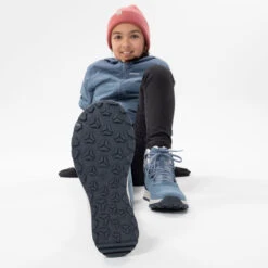 Quechua KIDS’ WARM WATERPROOF HIKING BOOTS - SH500 Leather Lace-up -Outdoor Climbing Shop k17ccf6ce2928795181ed7bb69d9eb57c