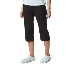 Craghoppers Womens/Ladies Kiwi Pro II Cropped Trousers (Black) 17 Craghoppers Womens/Ladies Kiwi Pro II Cropped Trousers (Black) -Outdoor Climbing Shop k21d8bb4bacf200a6f4007e9cd0c4abca