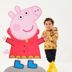 Regatta Childrens/Kids Muddy Puddle Peppa Pig Floral Hooded Waterproof Jacket (Glowlight 10 Regatta Childrens/Kids Muddy Puddle Peppa Pig Floral Hooded Waterproof Jacket (Glowlight -Outdoor Climbing Shop k2d6d027eaa64400edc9bad7c63a0968d