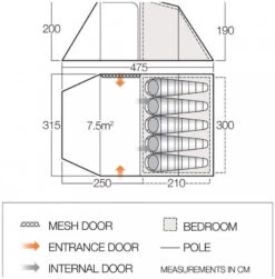Vango Beta 550XL CLR -Outdoor Climbing Shop k453c34bba63f2281c56f2cd5bd48e656