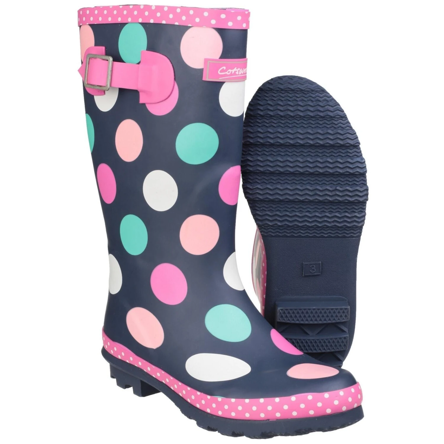 Cotswold Dotty Childrens Wellingtons MULTI 6 Cotswold Dotty Childrens Wellingtons MULTI - Image 4