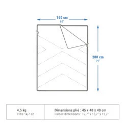 Quechua Camping Sleeping Bag Arpenaz 10° Cotton Double -Outdoor Climbing Shop k4ee04c0415f63c1e3a0fb510d0f5ec73