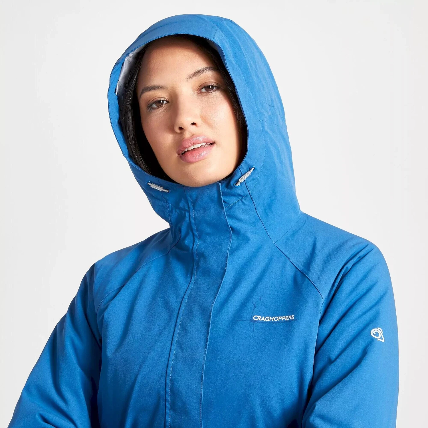 Craghoppers Womens/Ladies Caldbeck Waterproof Jacket (Yale Blue) 6 Craghoppers Womens/Ladies Caldbeck Waterproof Jacket (Yale Blue) - Image 4