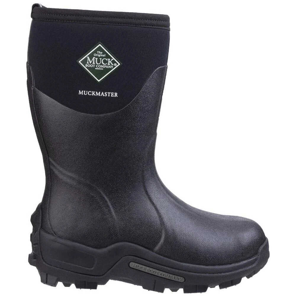 Muck Boots Unisex Muckmaster Mid Wellingtons (Black) 5 Muck Boots Unisex Muckmaster Mid Wellingtons (Black) - Image 3