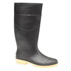 Pricebuster/Evora Wellington / Mens Boots / Plain Rubber Wellingtons (Black)