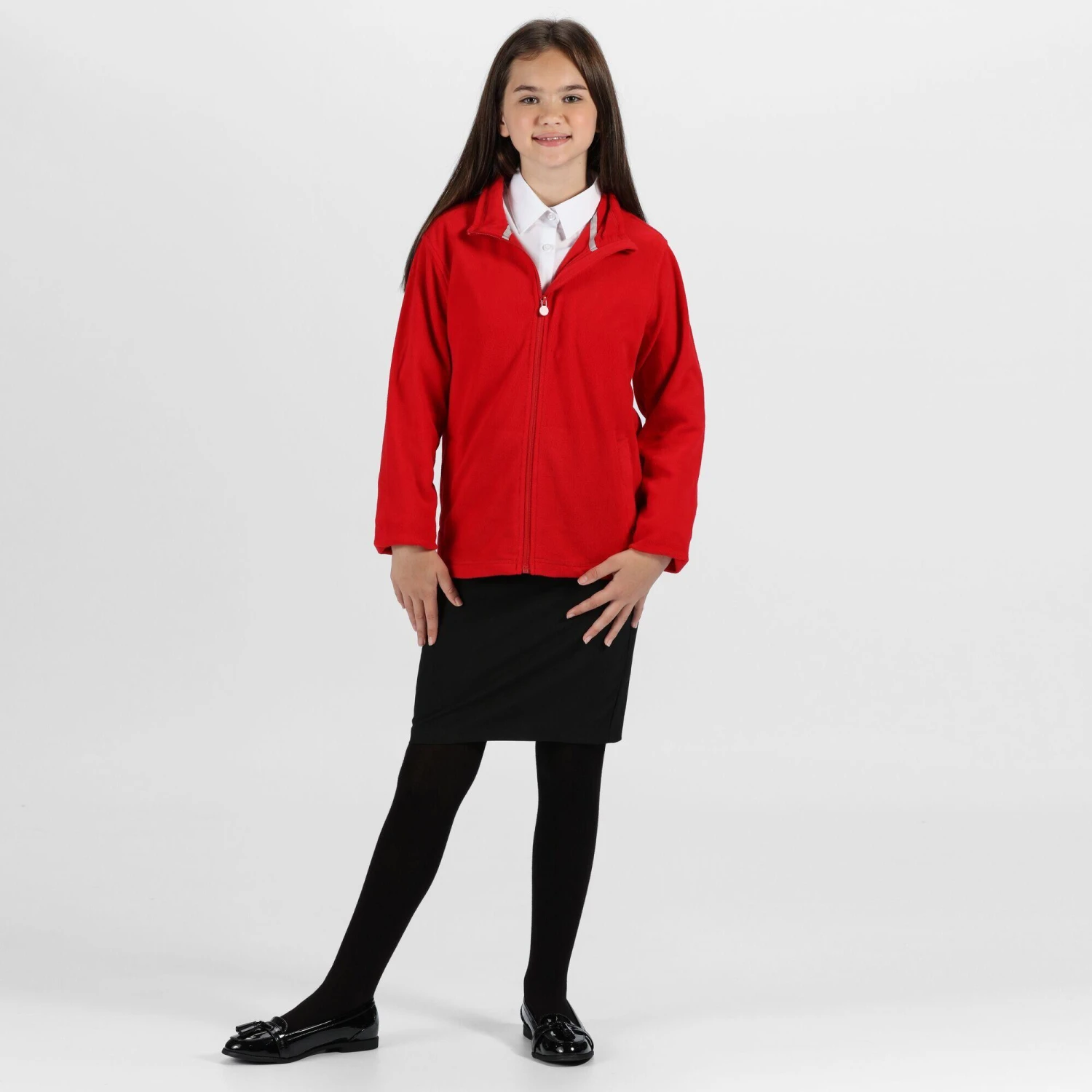 Regatta Childrens/Kids Brigade II Micro Fleece Jacket (Black) 11 Regatta Childrens/Kids Brigade II Micro Fleece Jacket (Black) - Image 9