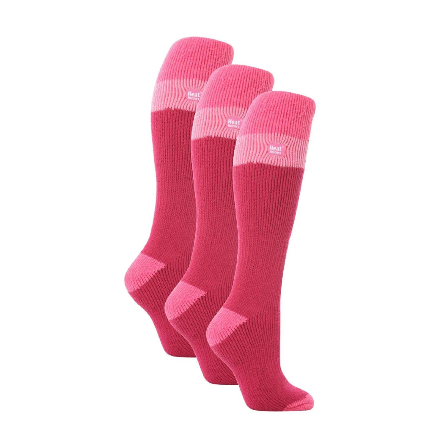 3 Pack Ladies Winter 2.3 TOG Thermal Long Knee High Ski Socks 9 3 Pack Ladies Winter 2.3 TOG Thermal Long Knee High Ski Socks - Image 7