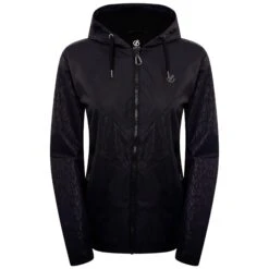 Dare 2b Womens/Ladies You´re A Gem Swarovski Leopard Print Waterproof Jacket (Black)