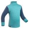 WEDZE Baby Ski Base Layer Top, Undershirt Merino Wool MERIWARM Turquoise 2 WEDZE Baby Ski Base Layer Top, Undershirt Merino Wool MERIWARM Turquoise -Outdoor Climbing Shop k61b0085df66a2a411562219452a1f6e8