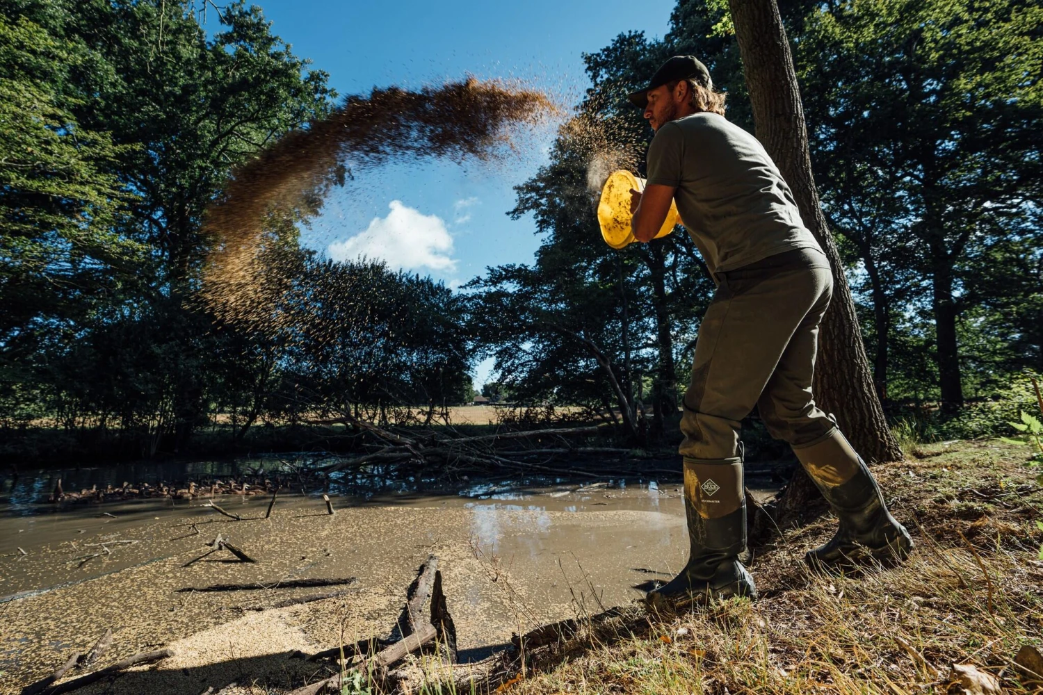 Muck Boots Muckmaster Hi Textile/Weather Wellingtons GREEN 7 Muck Boots Muckmaster Hi Textile/Weather Wellingtons GREEN - Image 5