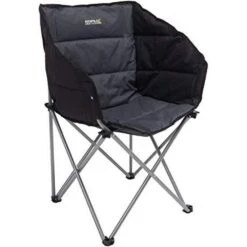 Regatta Great Outdoors Navas Camping Chair (Black/Seal Grey) -Outdoor Climbing Shop k67dcc797fd38561c1e43ca0b55ad68e6