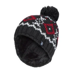 Mens Fleece Lined Thermal Winter Warm Beanie Bobble Hat With Pom Pom -Outdoor Climbing Shop k68b0094a337f9e9642165524965f9bf9