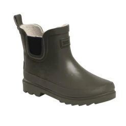 Regatta Childrens/Kids Harper Cosy Ankle Wellington Boots (Dark Khaki)