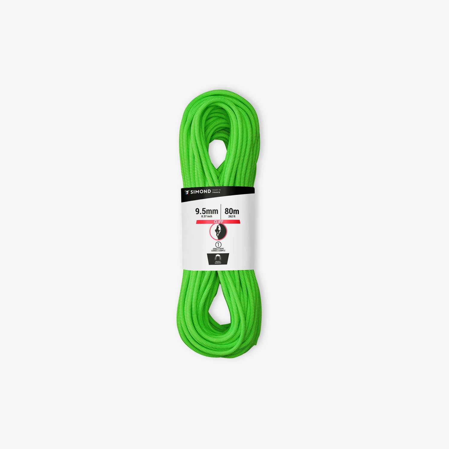 Simond Climbing Rope 9.5 Mm X 80 M 3 Simond Climbing Rope 9.5 Mm X 80 M
