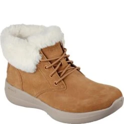 Skechers Womens/Ladies Go Walk Stability Comfy Days Suede Ankle Boots (Chestnut) -Outdoor Climbing Shop k897ea3e76f8087de9f68f5049738df80
