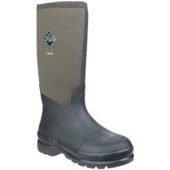 Muck Boots Unisex Chore Classic Hi Patterned Wellingtons (Black) -Outdoor Climbing Shop k8f4b0c155958c592ea15db8e24bd692d