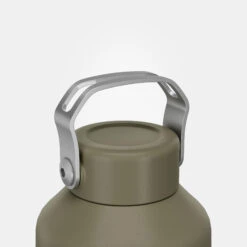 Quechua Stainless Steel Hiking Flask With Screw Cap MH100 1.5 L Khaki -Outdoor Climbing Shop k91f39300402399ba2e9c474f23f2fd92