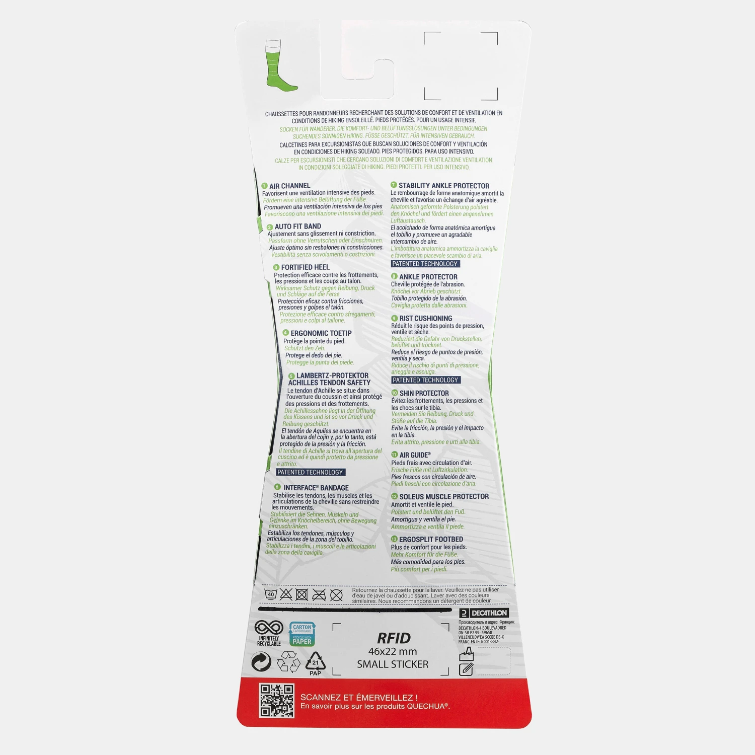 Quechua Trek Altitude Socks 15 Quechua Trek Altitude Socks - Image 13