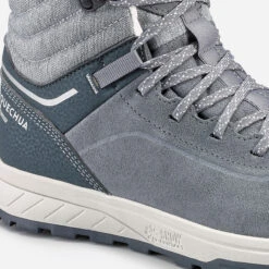 Quechua KIDS’ WARM WATERPROOF HIKING BOOTS - SH500 Leather Lace-up -Outdoor Climbing Shop ka5a4790fb2d6db653b53c581a7c4b94b