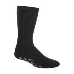 Mens Winter Non Slip Warm Thermal Slipper Socks With Grips