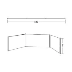 Easy Camp Grey Windscreen Windbreak -Outdoor Climbing Shop kac1358faf73fe53560f14a5ee62ad907