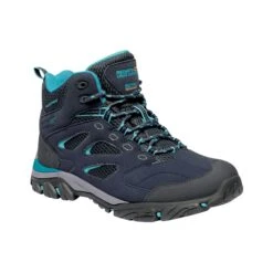 Regatta Womens/Ladies Holcombe IEP Mid Hiking Boots (Ash/Blue Opal) -Outdoor Climbing Shop kadee96e7a8808a5eccd7df5103eaf4bd