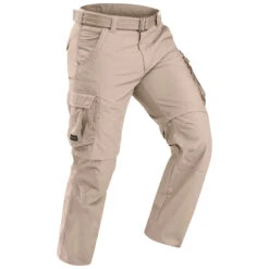 Men's Travel Trekking Zip-Off Cargo Trousers - Travel 100 Zip-Off -Outdoor Climbing Shop kae17f52b5132f4a4a5d3274ef355188e