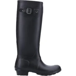 Cotswold Sandringham Plain PVC Wellingtons BLACK