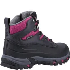 Cotswold Womens/Ladies Calmsden Hiking Boots (Grey/Berry) -Outdoor Climbing Shop kae4f4d22b5b1f1a190a02f64043b6614
