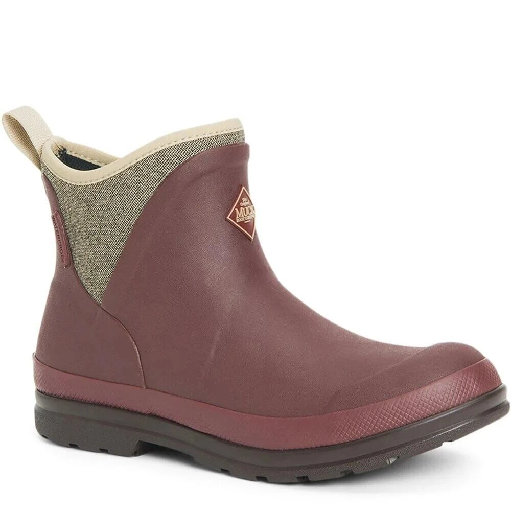 Muck Boots Womens/Ladies Originals Herringbone Wellington Boots (Rum Raisin) 3 Muck Boots Womens/Ladies Originals Herringbone Wellington Boots (Rum Raisin)