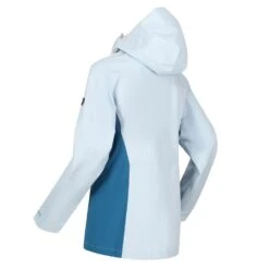 Regatta Womens/Ladies Highton Stretch II Waterproof Jacket (Ice Blue/Blue Sapphire) -Outdoor Climbing Shop kaee654c5d7a4767fe8cd14184d6320e3