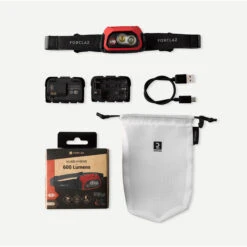 RECHARGEABLE HEADLAMP - 600 LUMENS -Outdoor Climbing Shop kb8407c51adf5a52666fb6c20083cbffe