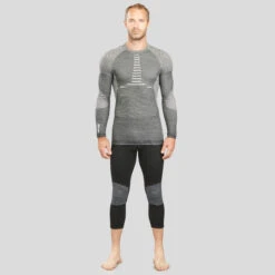 WEDZE Men's Ski Base Layer Top - BL 980 -Outdoor Climbing Shop kb8c789b42016ccebf895479c080584c2