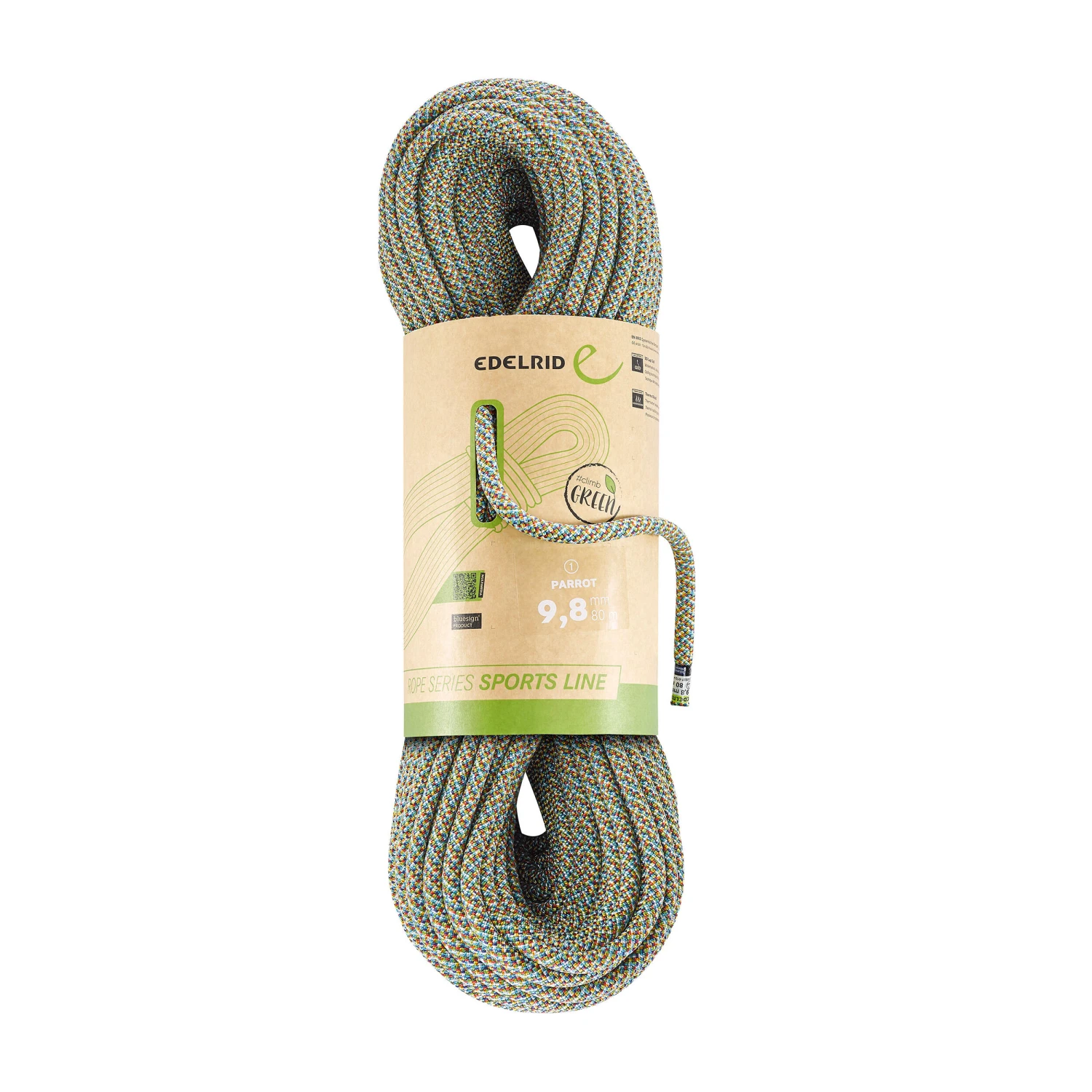 Edelrid CLIMBING ROPE 9.8mm - PARROT 70 METRES 3 Edelrid CLIMBING ROPE 9.8mm - PARROT 70 METRES
