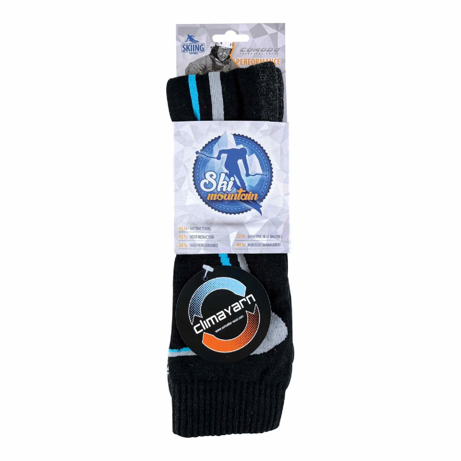 Merino Wool Ski Socks | Snow Sports Climacontrol Knee High Socks | Mens & Ladies 4 Merino Wool Ski Socks | Snow Sports Climacontrol Knee High Socks | Mens & Ladies - Image 2