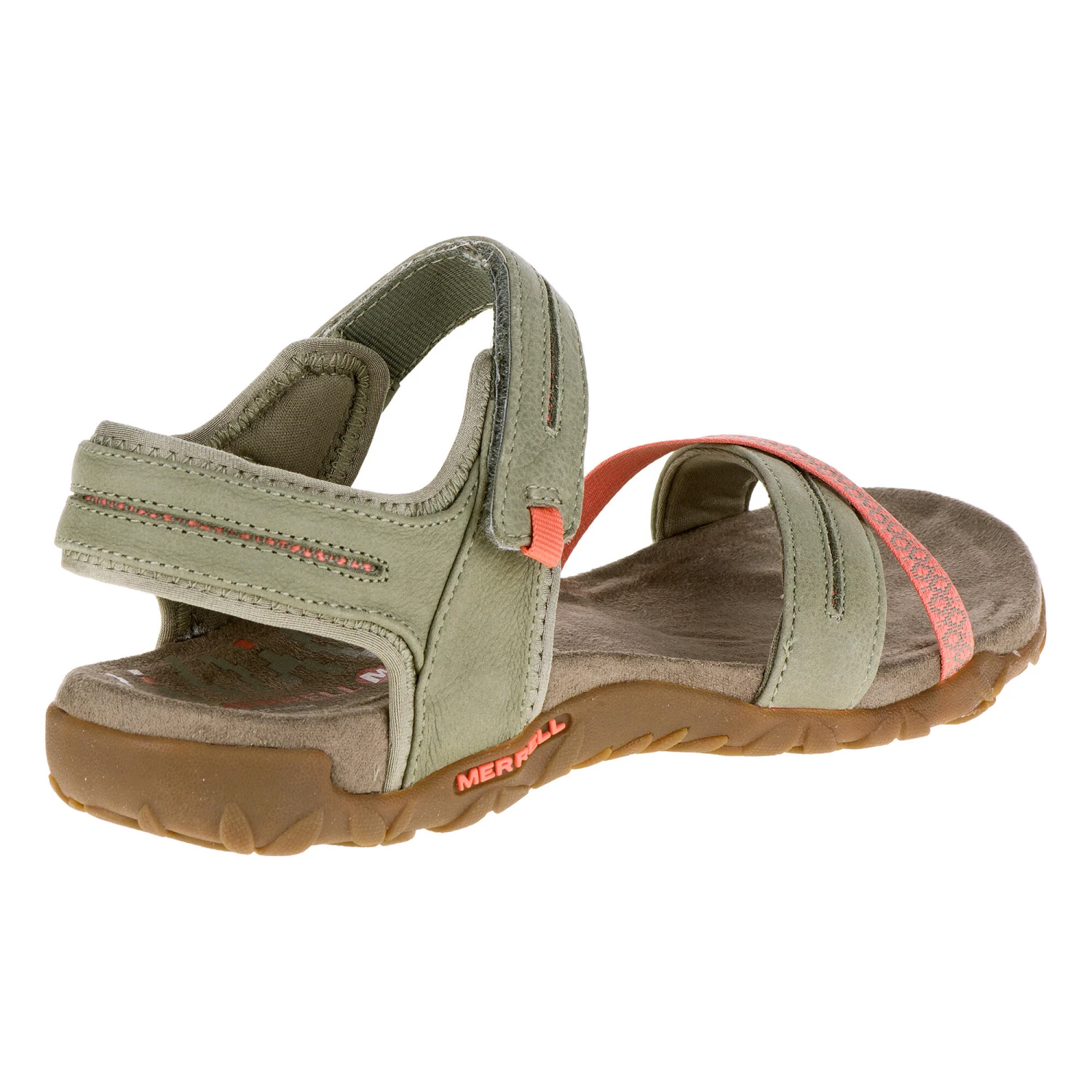 Women's Walking Sandals - Merrell Terran Cross - Khaki 4 Women's Walking Sandals - Merrell Terran Cross - Khaki - Image 2