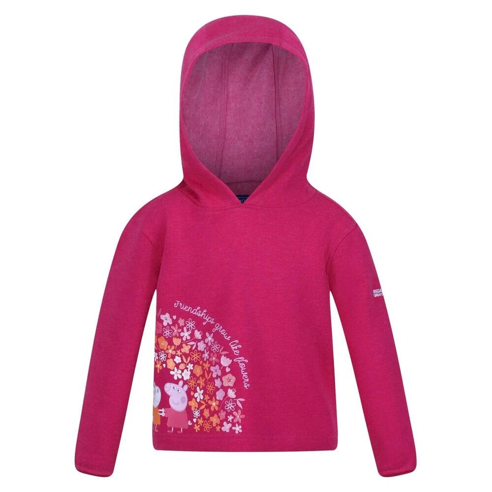 Regatta Childrens/Kids Peppa Pig Printed Hoodie (Berry Pink) 3 Regatta Childrens/Kids Peppa Pig Printed Hoodie (Berry Pink)