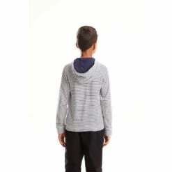 Craghoppers NosiLIfe Childrens/Kids Ryley Hoody (Blue Navy Stripe) -Outdoor Climbing Shop kd83bab1c9f1937940dc74b85f62e7fc9