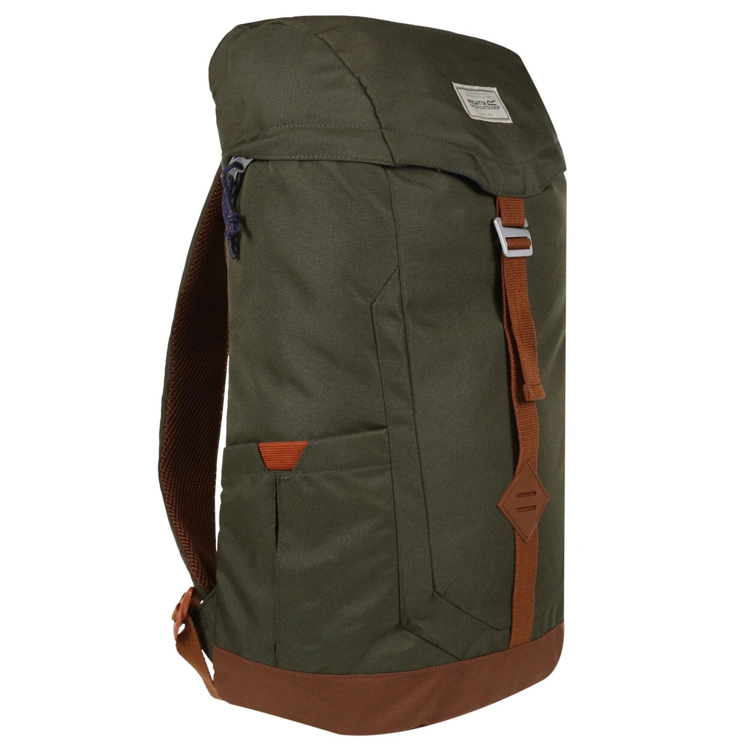 Regatta Stamford 25L Backpack (Dark Khaki/Gingerbread) 5 Regatta Stamford 25L Backpack (Dark Khaki/Gingerbread) - Image 3