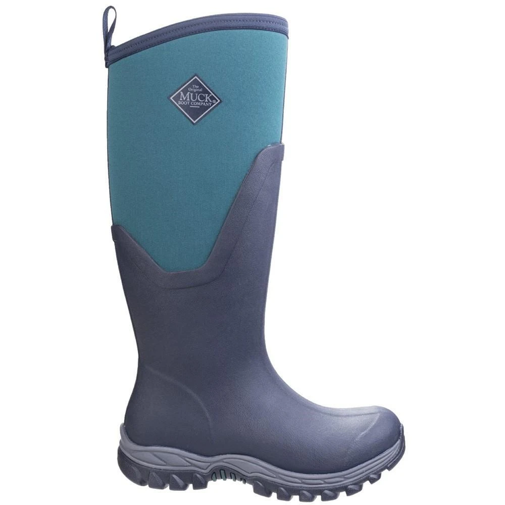 Muck Boots Womens/Ladies Arctic Sport Tall II Pull On Wellington Boots (Navy/Spruce) 5 Muck Boots Womens/Ladies Arctic Sport Tall II Pull On Wellington Boots (Navy/Spruce) - Image 3