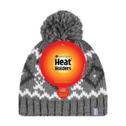 Mens Fleece Lined Thermal Winter Warm Beanie Bobble Hat With Pom Pom -Outdoor Climbing Shop kdb3a56d25f3a72fdf185a19e3a1d4082