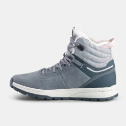 Quechua KIDS’ WARM WATERPROOF HIKING BOOTS - SH500 Leather Lace-up -Outdoor Climbing Shop kdc50c46c31de3e14337d6bba13c03540