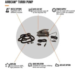Vango Airbeam Turbo Pump - Powered Via 12V DC Car Supply -Outdoor Climbing Shop ke0bb534e814b80abd1e92b7141443164
