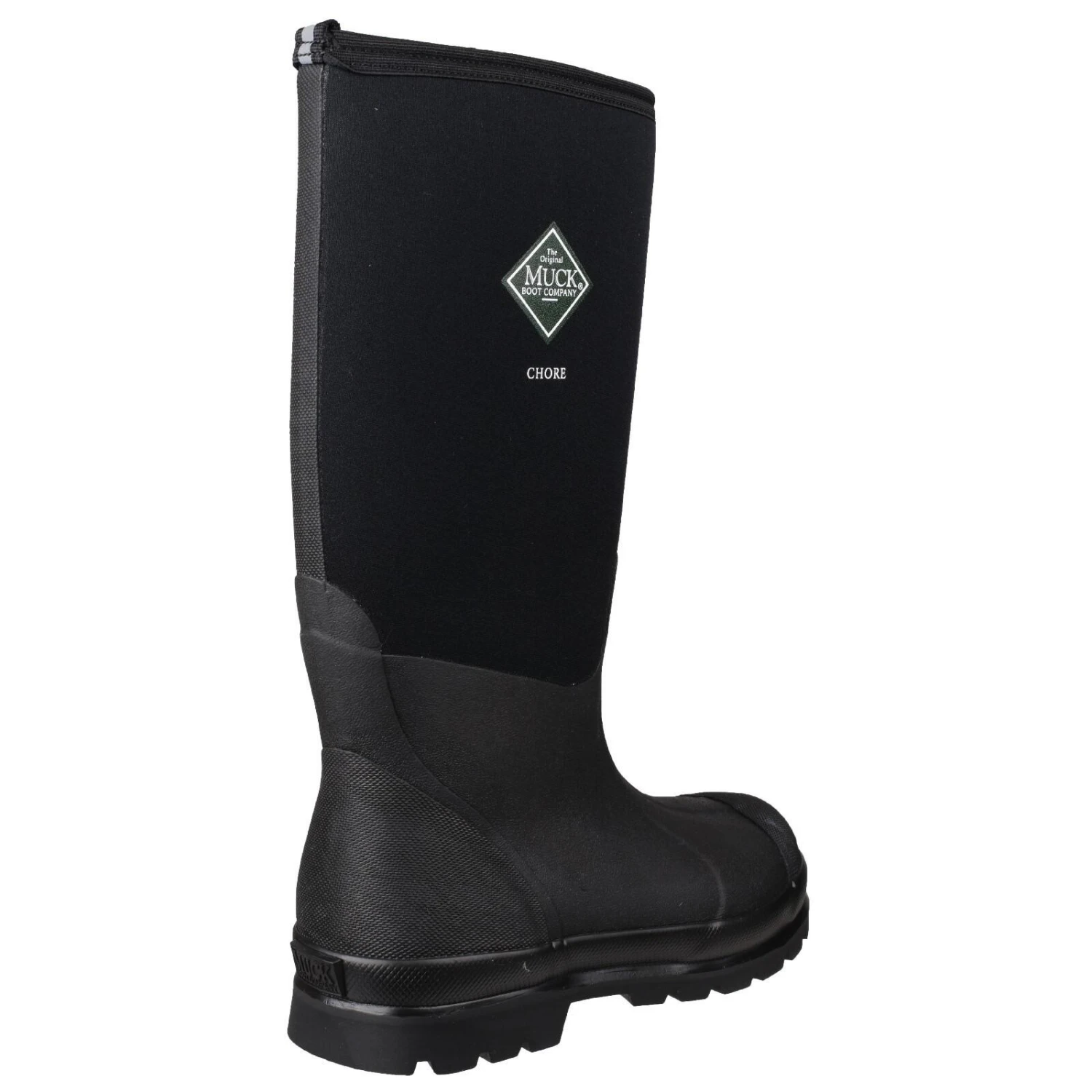 Muck Boots Chore Classic Hi Textile/Weather Wellingtons BLACK 5 Muck Boots Chore Classic Hi Textile/Weather Wellingtons BLACK - Image 3