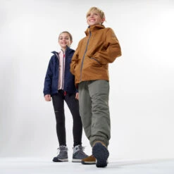 Quechua KIDS’ WARM WATERPROOF HIKING BOOTS - SH500 Leather Lace-up -Outdoor Climbing Shop ke32cc026417a2f13c74aae05b41e9a8a